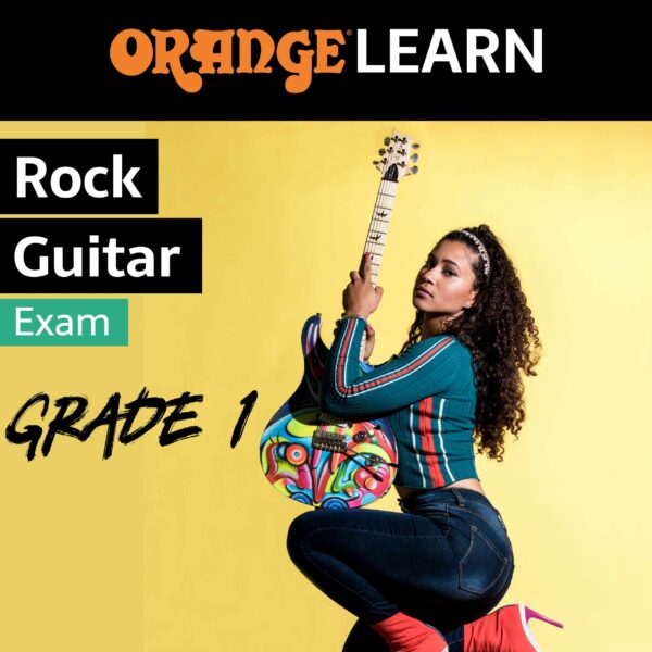 Orange rock guitar grade 1 exam