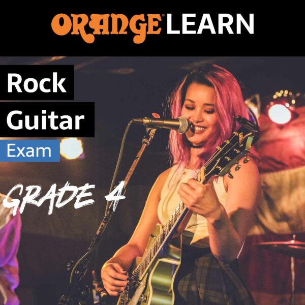 Orange rock guitar grade 4 exam