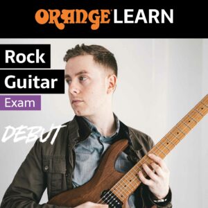 Orange rock guitar debut exam